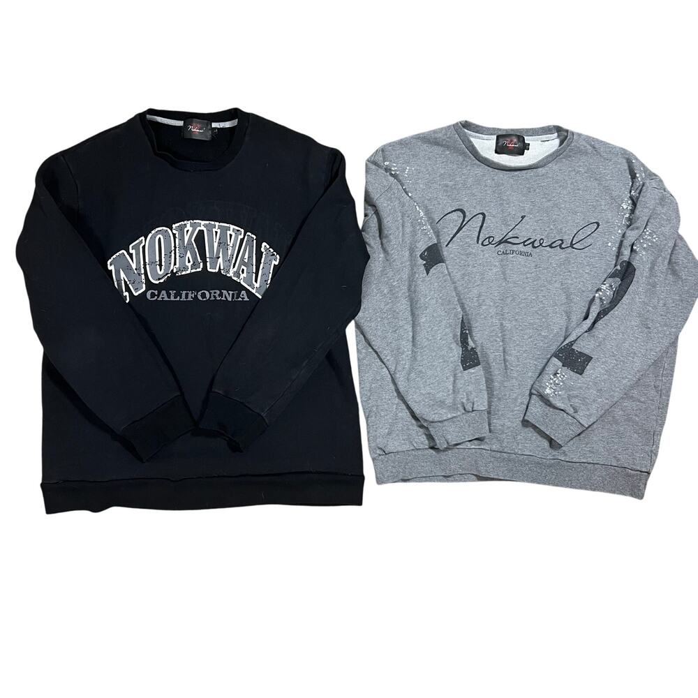 Bundle of 2 Nokwal pair of crewneck Size L